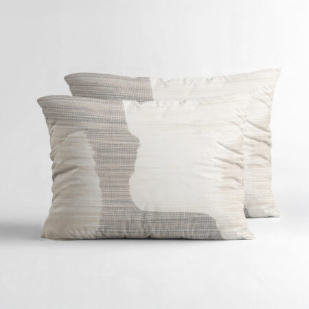 Sleeptime Checkered 2pack slopen Beige/Grijs 60 x 70 cm