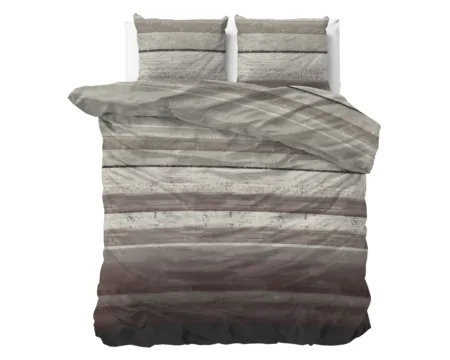 Sleeptime Flanel Marcus Taupe 200 x 200/220 cm
