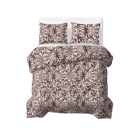 Sleeptime Lazy Dekbed Denzo Rood/Bruin 240 x 200 Met Kussenslopen cm