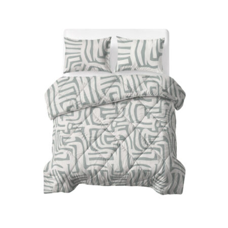Sleeptime Lazy Dekbed Eran Groen 200 x 200 Met Kussenslopen cm