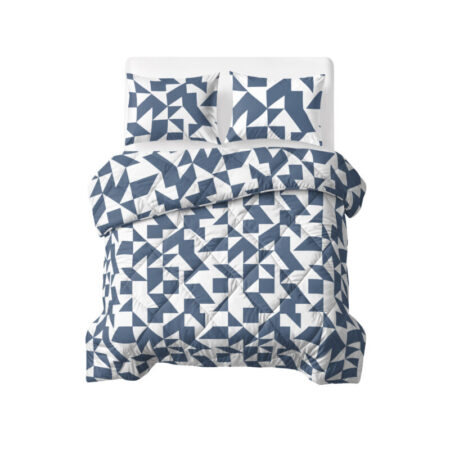 Sleeptime Lazy Dekbed Mado Blauw 200 x 200 Met Kussenslopen cm