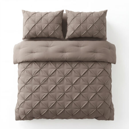 Sleeptime Lazy Dekbed Pintuck Taupe 200 x 200 cm