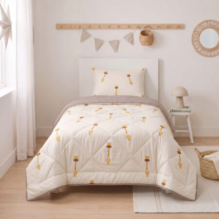 Sleeptime Lazy Kids Dekbed Giraf Beige 140 x 200 cm