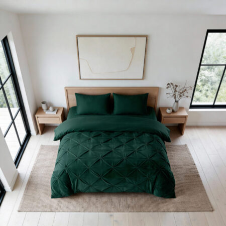 Sleeptime Lazy Velvet Pintuck Groen 200 x 220 cm