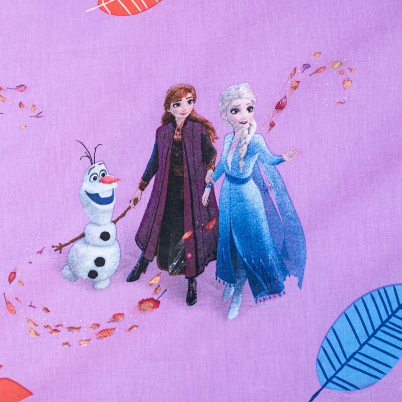 Disney Frozen Dekbedovertrek Magisch- 140 x 200 cm - Katoen - 70x90cm - Afbeelding 6