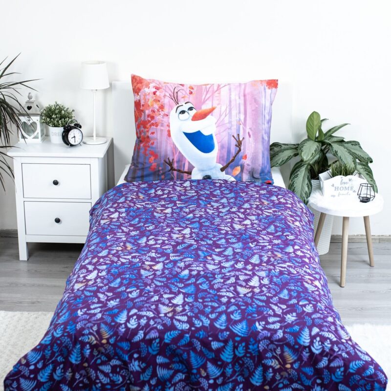 Disney Frozen Dekbedovertrek sisters- 140 x 200 cm - Katoen - 70 x 90 cm - Afbeelding 3