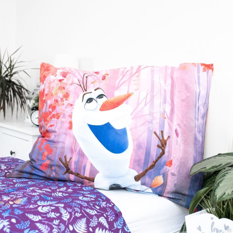 Disney Frozen Dekbedovertrek sisters- 140 x 200 cm - Katoen - 70 x 90 cm - Afbeelding 4