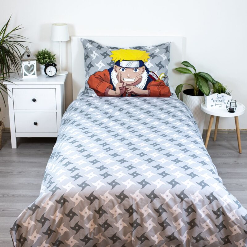 Naruto Dekbedovertrek Happy 140 x 200 cm Katoen 70 x 90 cm - Afbeelding 3