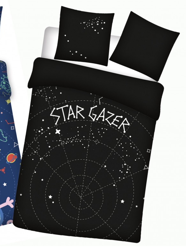 Peppa Pig Dekbedovertrek Star Gazer Glow in the Dark 100 x 135 cm Katoen - Afbeelding 2