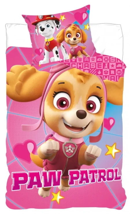 Paw Patrol peuterdekbedovertrek Skye 100 x 135 cm Katoen