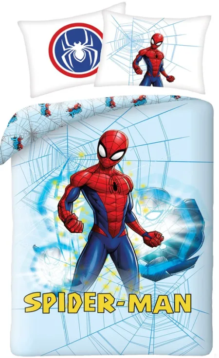 SpiderMan Dekbedovertrek Web 140 x 200 cm - 70 x 90 cm (katoen)